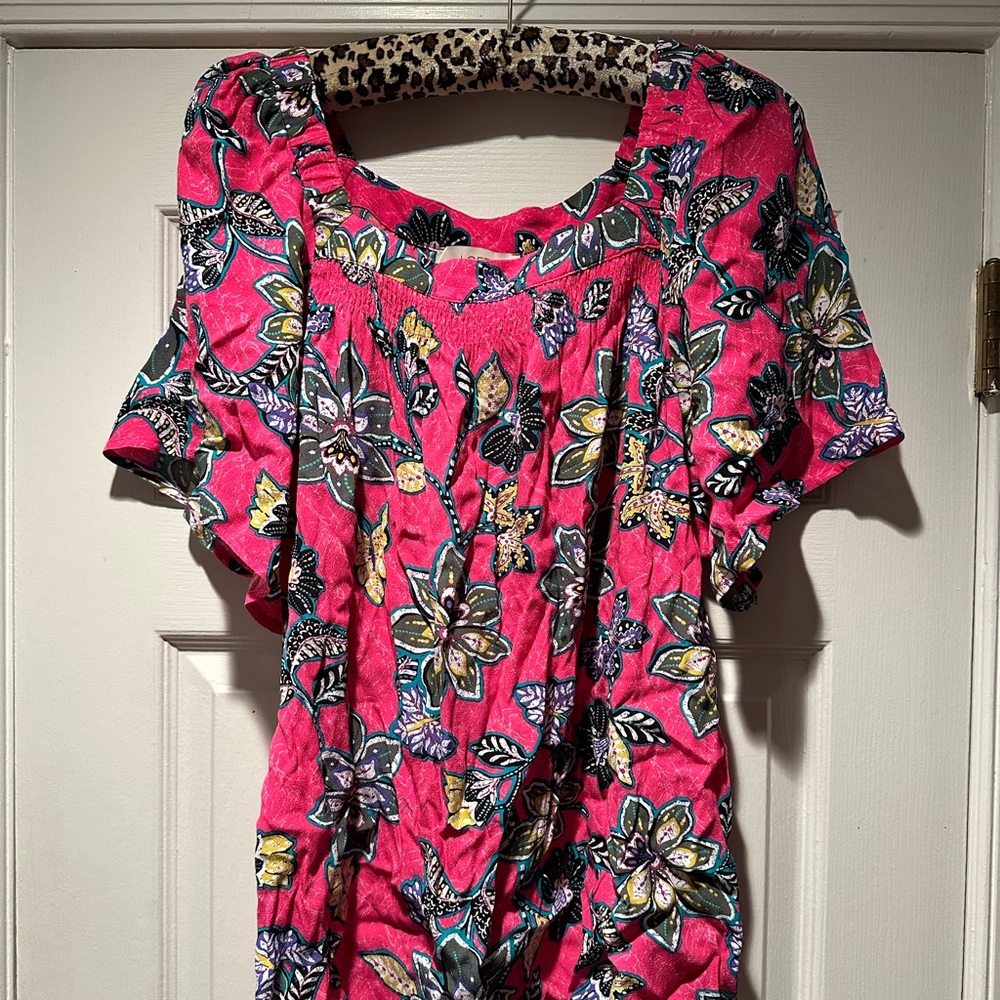 New Loft Pink Floral Top